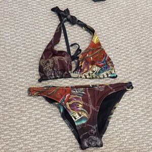 Christian Audigier Y2K Bikini Set